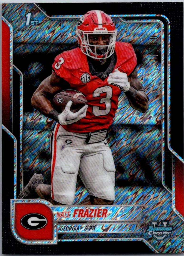 Nate Frazier [Black Shimmer Refractor] #80
