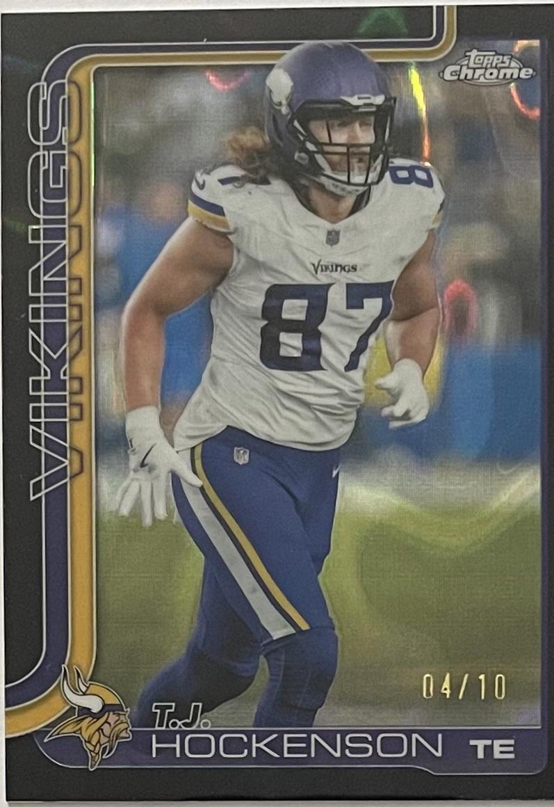 T.J. Hockenson [Black Lava Refractor] #200