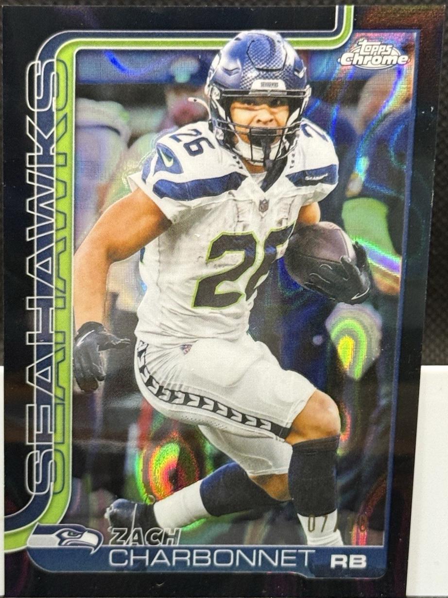 Zach Charbonnet [Black Lava Refractor] #279