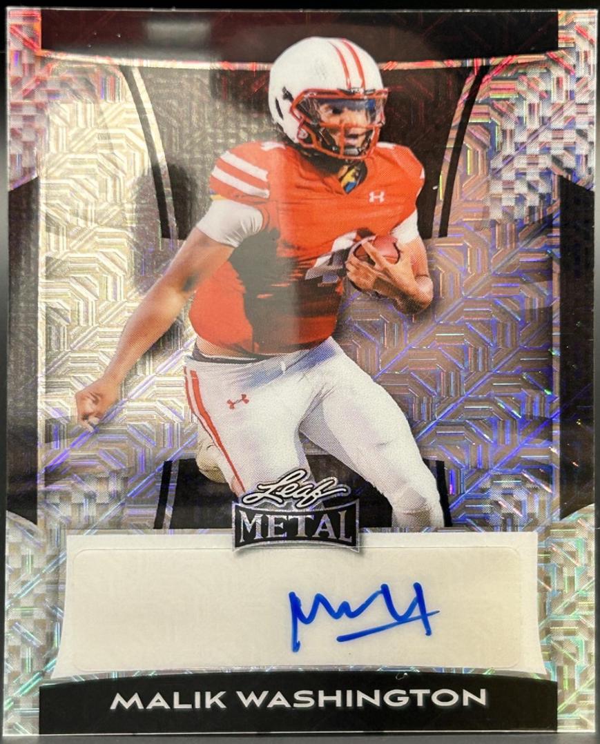 Malik Washington [Silver Pulsar] #BA-MW1
