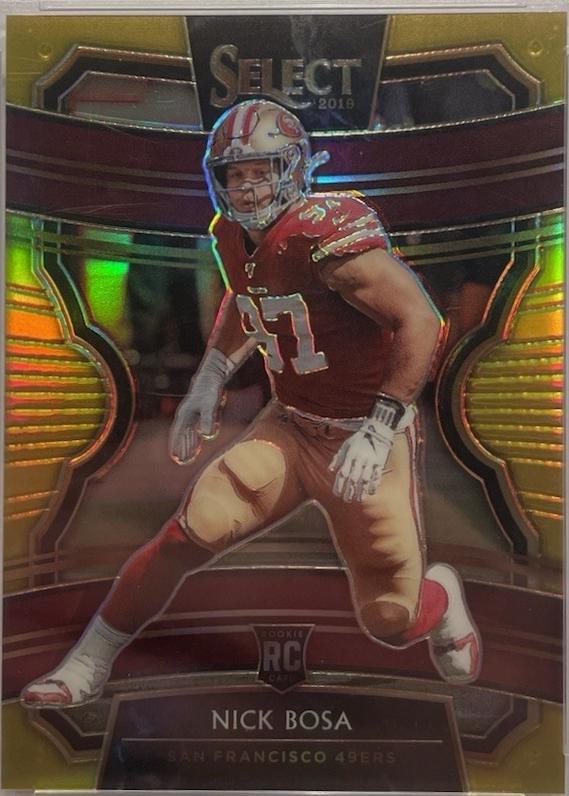 Nick Bosa [Gold Prizm] #48