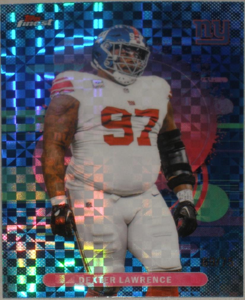Dexter Lawrence [Blue X-Fractor] #191