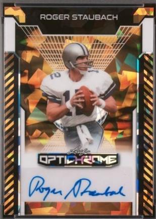 Roger Staubach [Gold Crystal] #BA-RS1