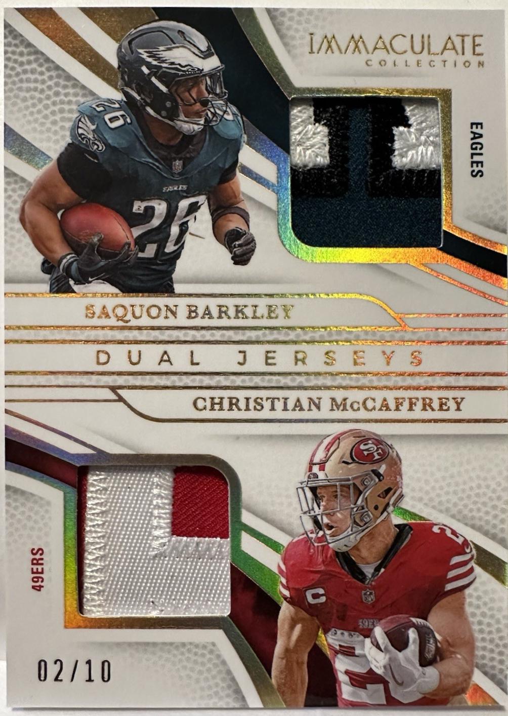 Saquon Barkley / Christian McCaffrey [Gold] #6