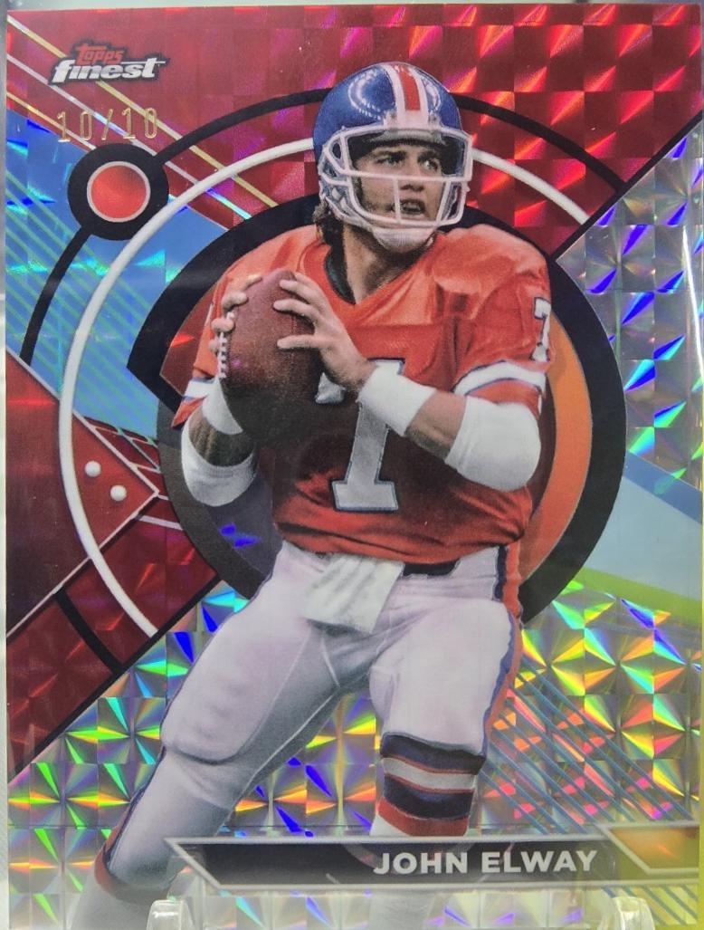 John Elway [Red Geometric] #179