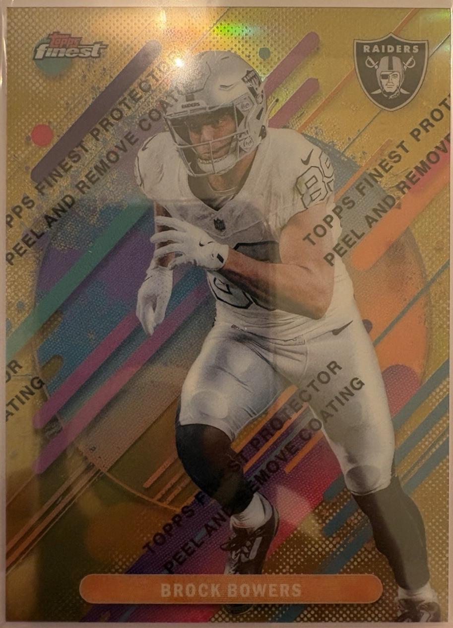 Brock Bowers [Gold Refractor] #277