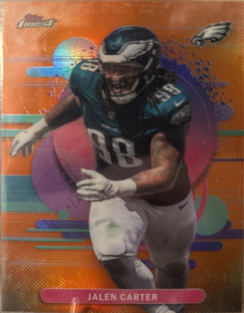 Jalen Carter [Orange Refractor] #190