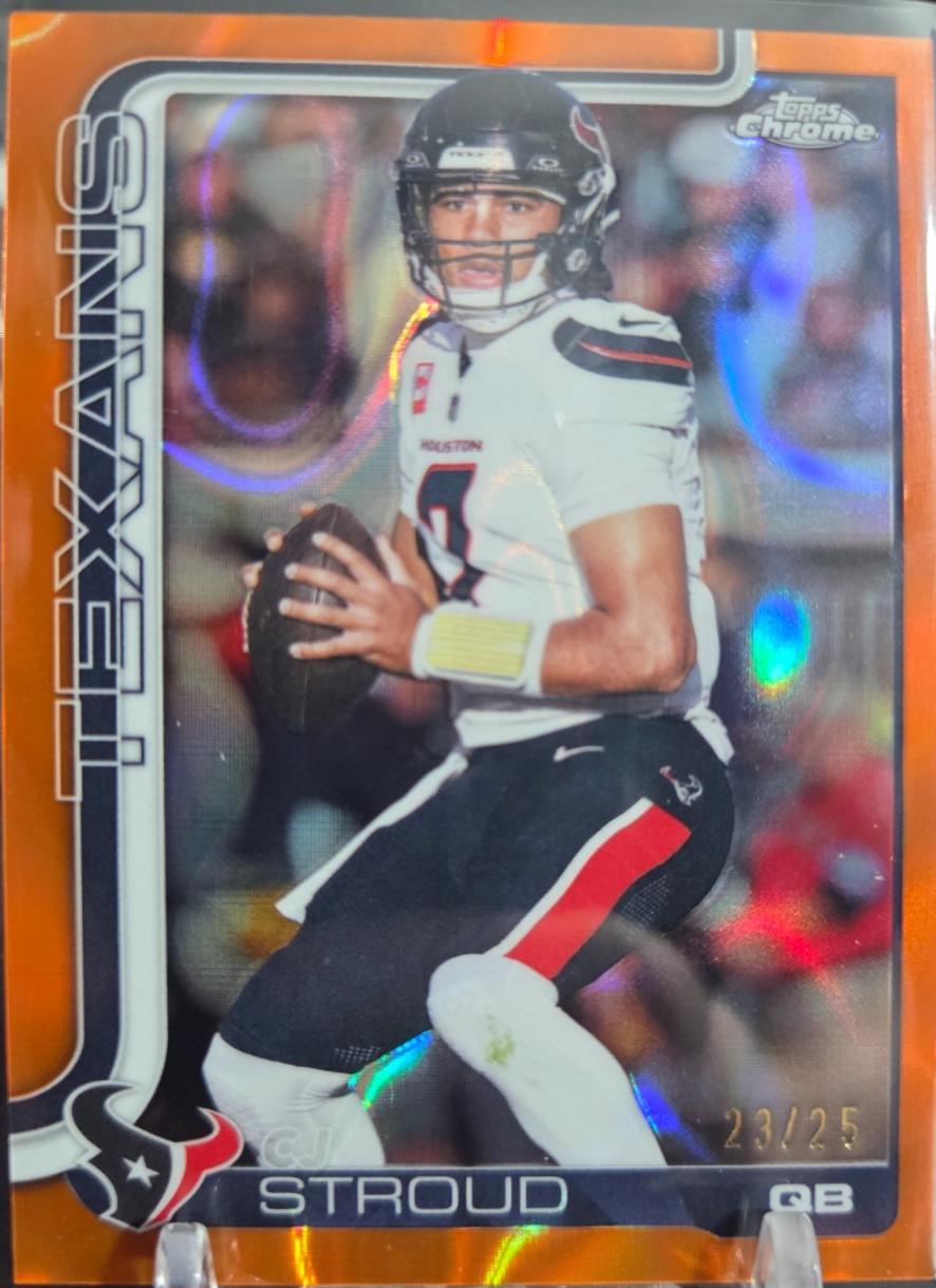 CJ Stroud [Orange Lava Refractor] #119