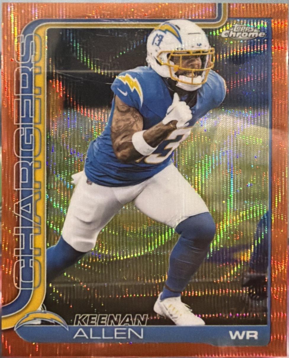 Keenan Allen [Orange Wave Refractor] #155