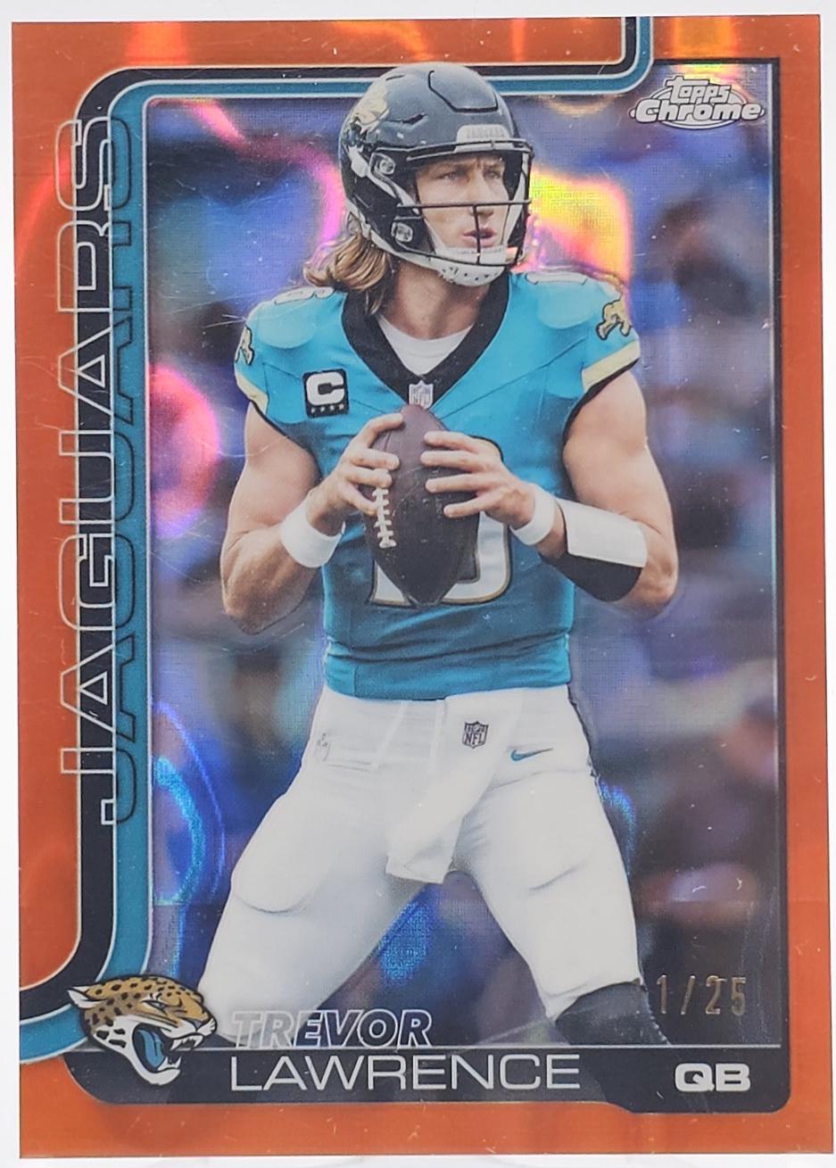 Trevor Lawrence [Orange Lava Refractor] #138