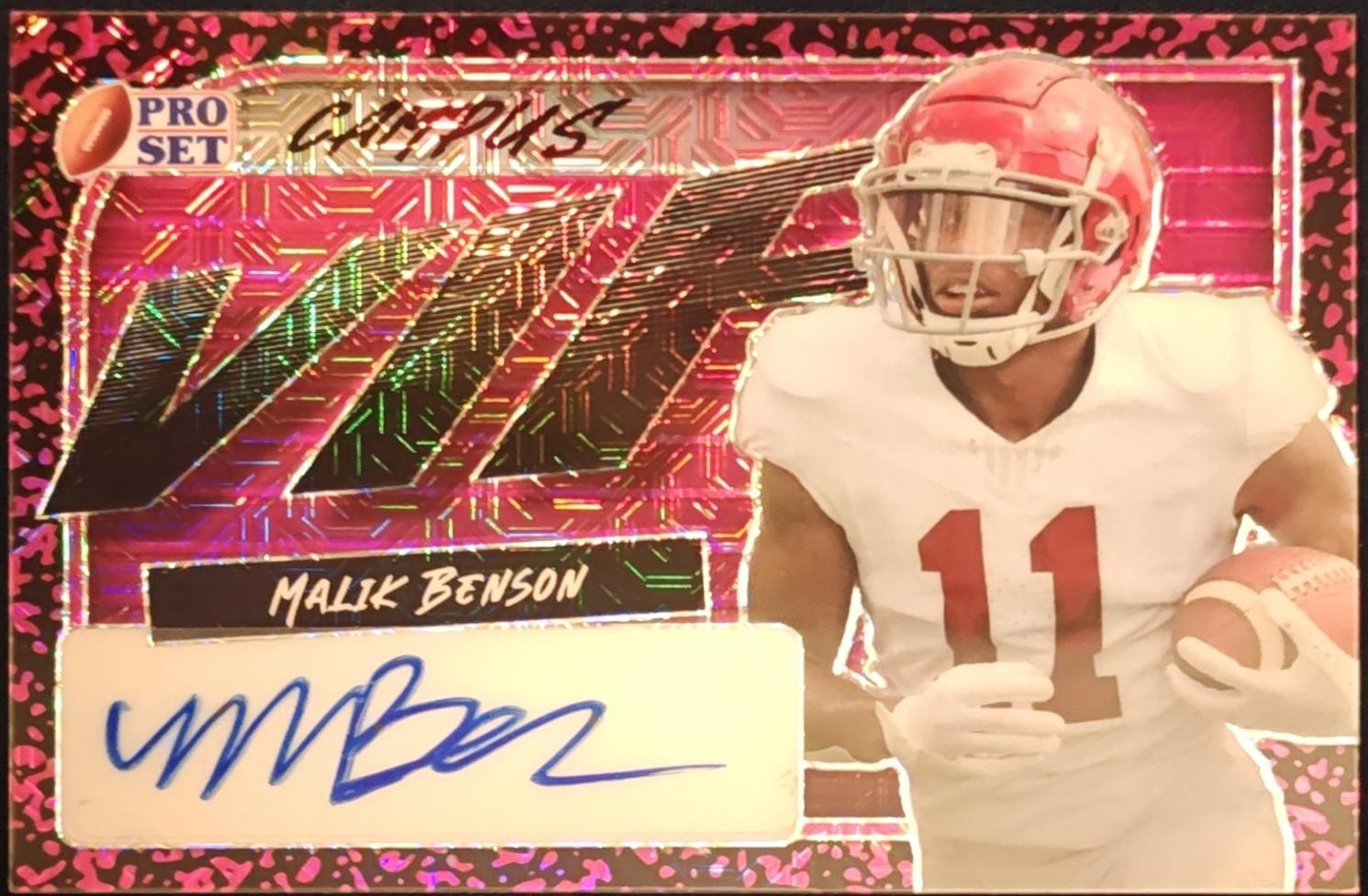Malik Benson [Black Prismatic] #VIP-MB1