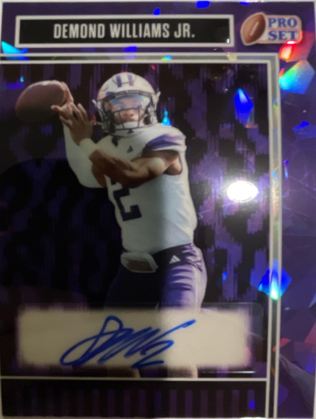 Demond Williams Jr. [Crystal Purple] #BA-DWJ
