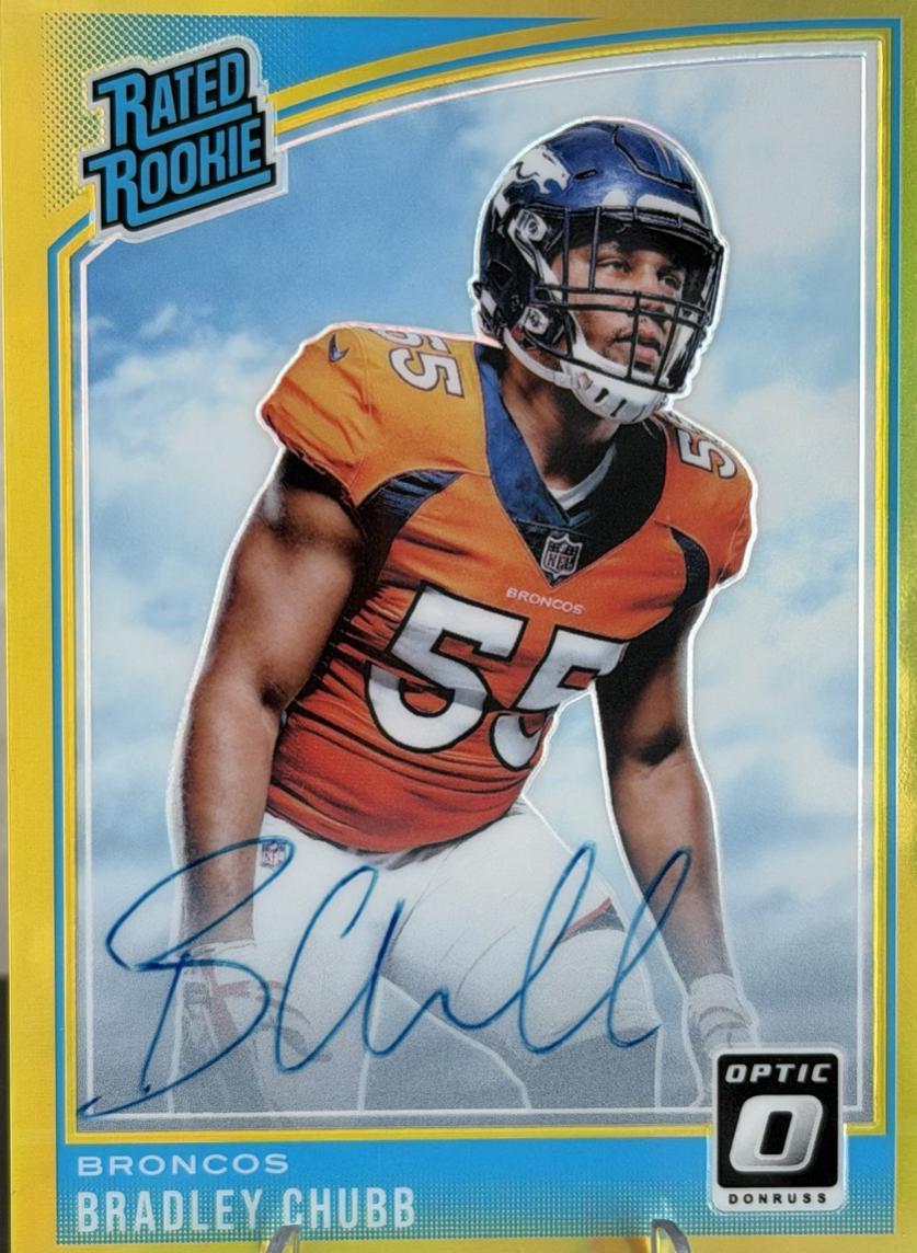 Bradley Chubb [Autograph Gold] #169