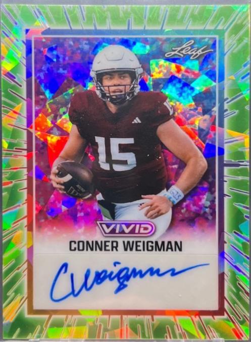 Conner Weigman [Prismatic Green] #BA-CW2