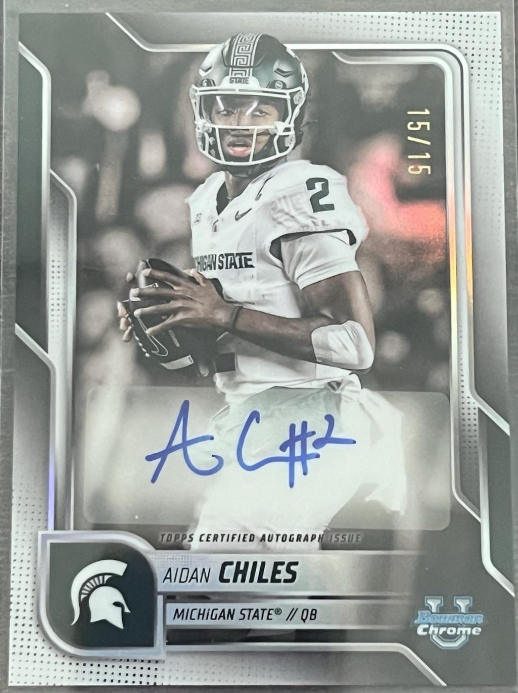 Aidan Chiles [White Refractor] #BCA-ACH
