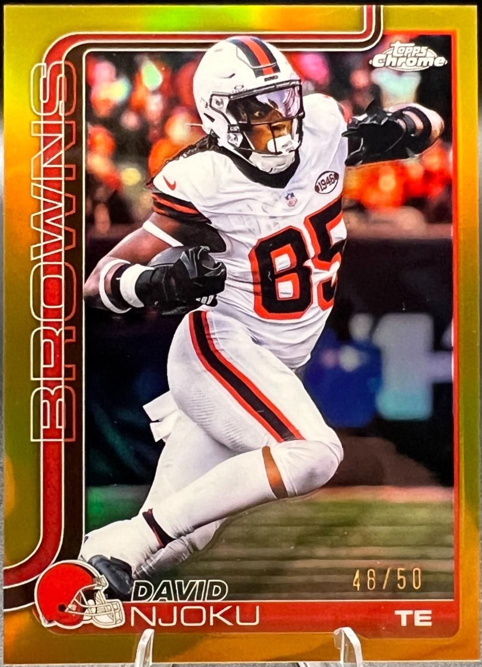 David Njoku [Gold Refractor] #69