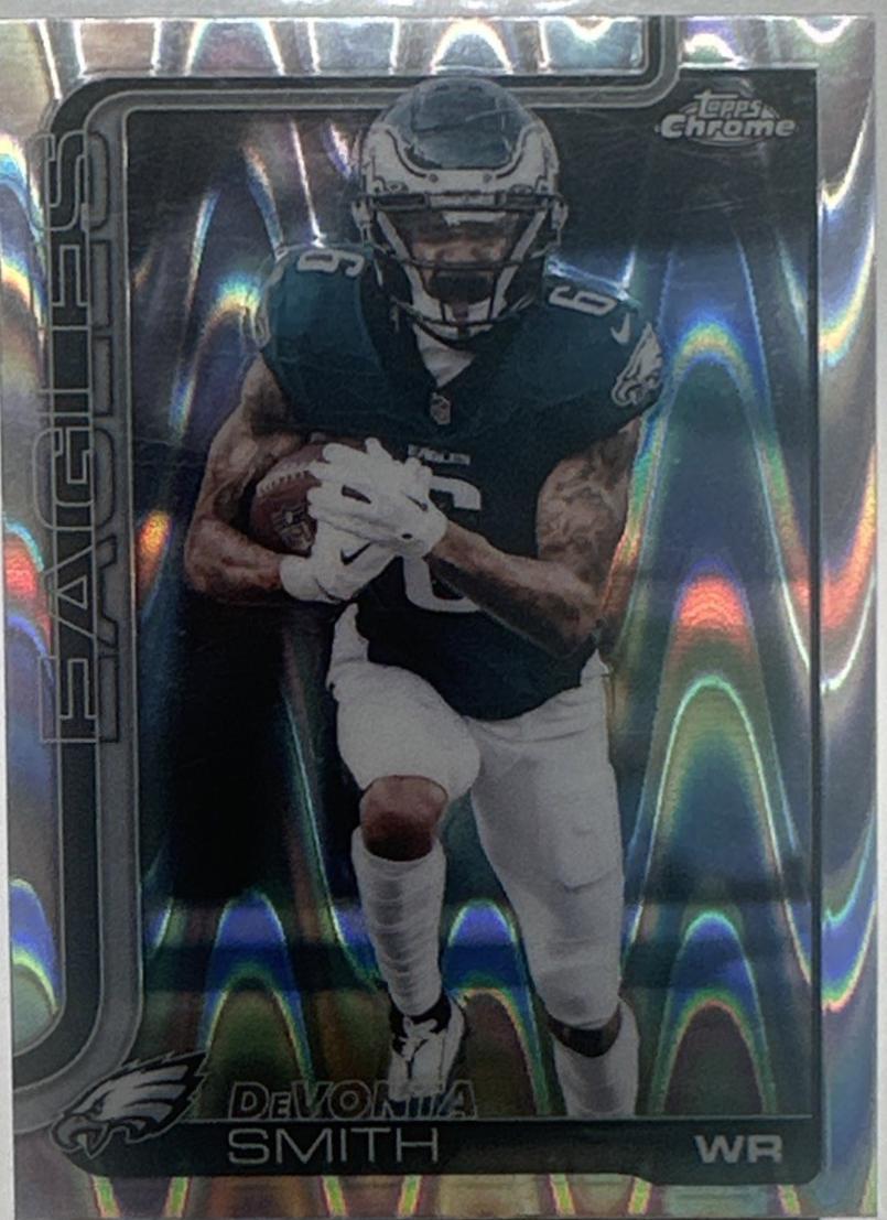 DeVonta Smith [Orange Lava Refractor] #244