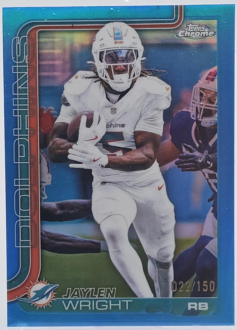Jaylen Wright [Blue Refractor] #190