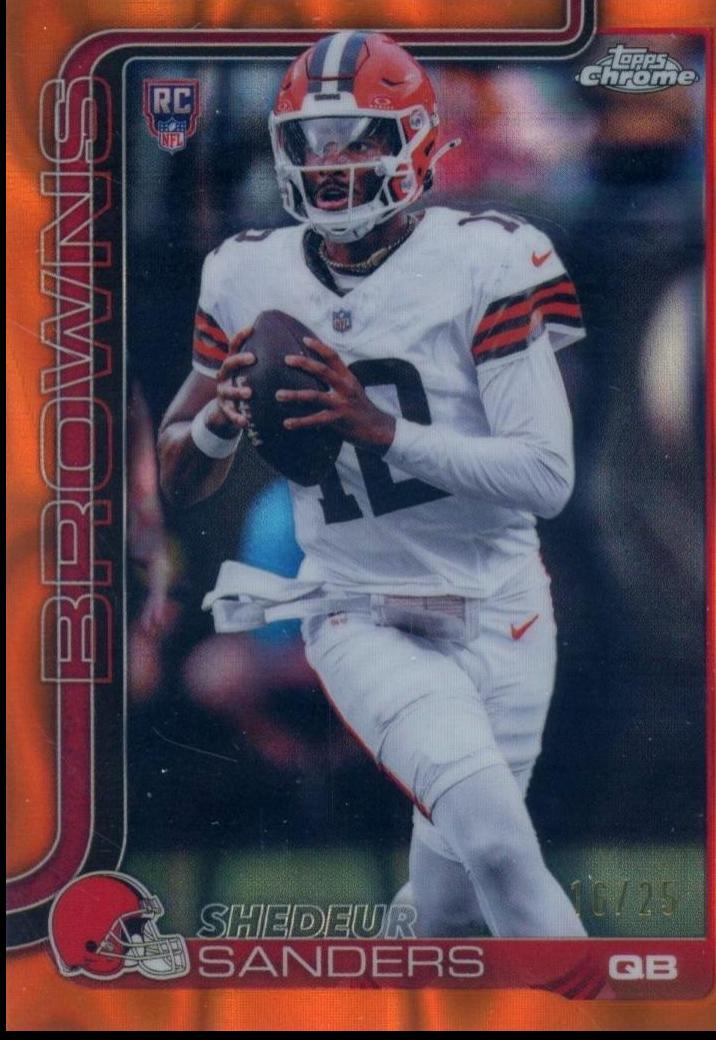 Shedeur Sanders [Orange Lava Refractor] #315