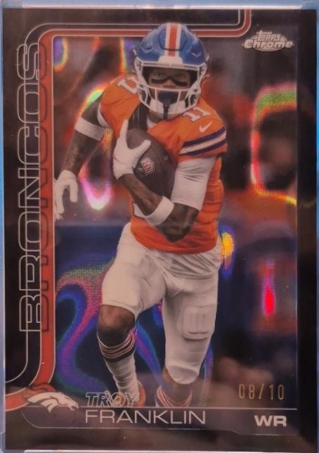 Troy Franklin [Black Lava Refractor] #91