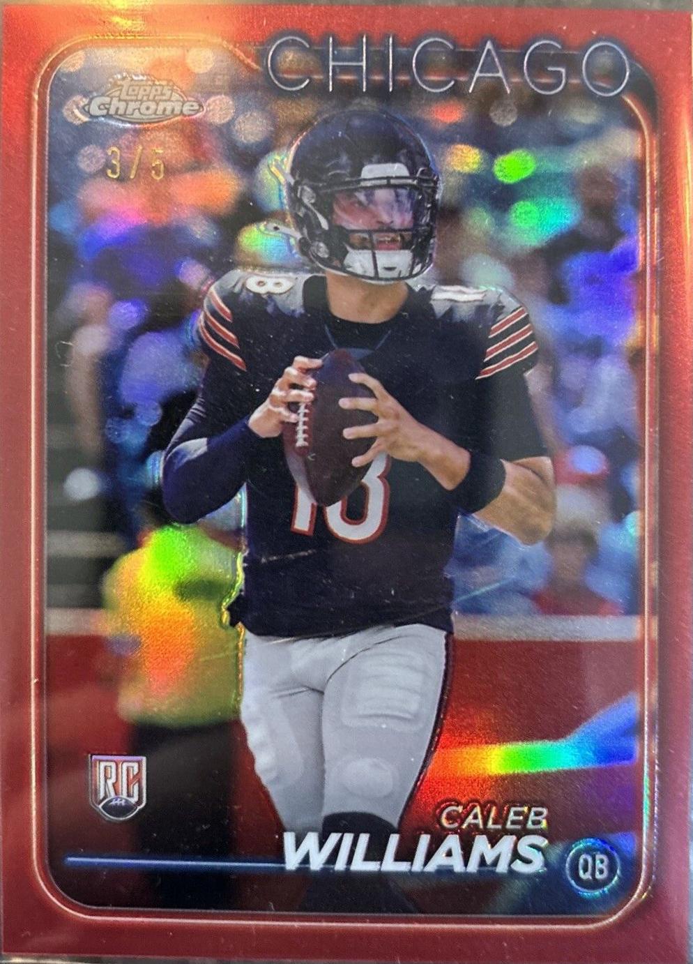 Caleb Williams [Red Refractor] #202