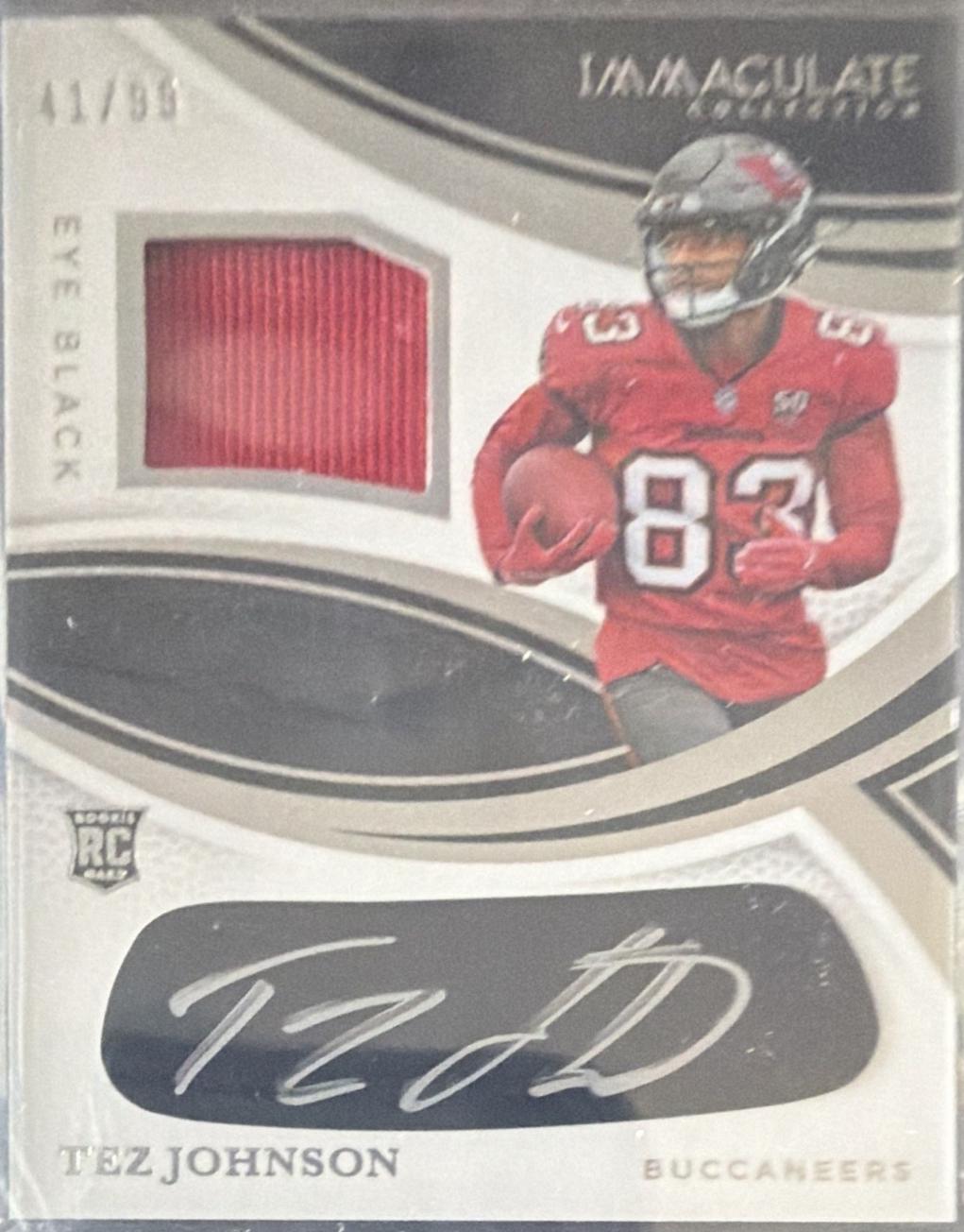 Tez Johnson [Rookie Patch Autograph] #122