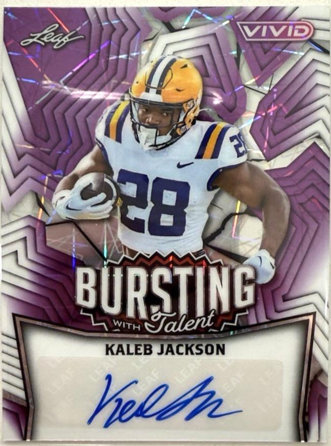 Kaleb Jackson [Prismatic Purple] #TA-KJ1