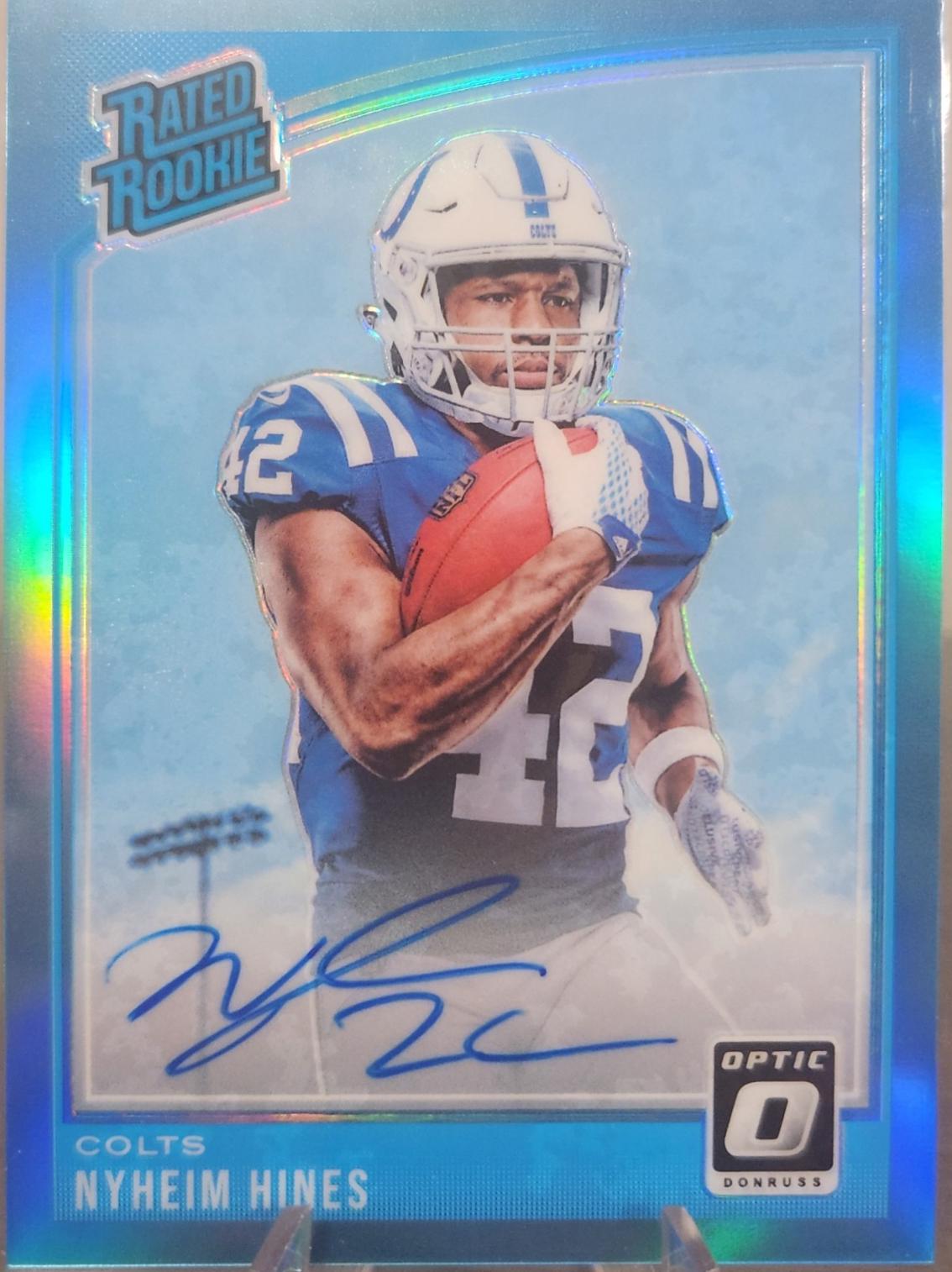 Nyheim Hines [Autograph Blue] #177