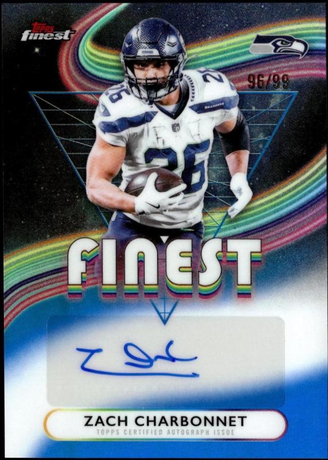 Zach Charbonnet [Blue Refractor] #FA-ZC