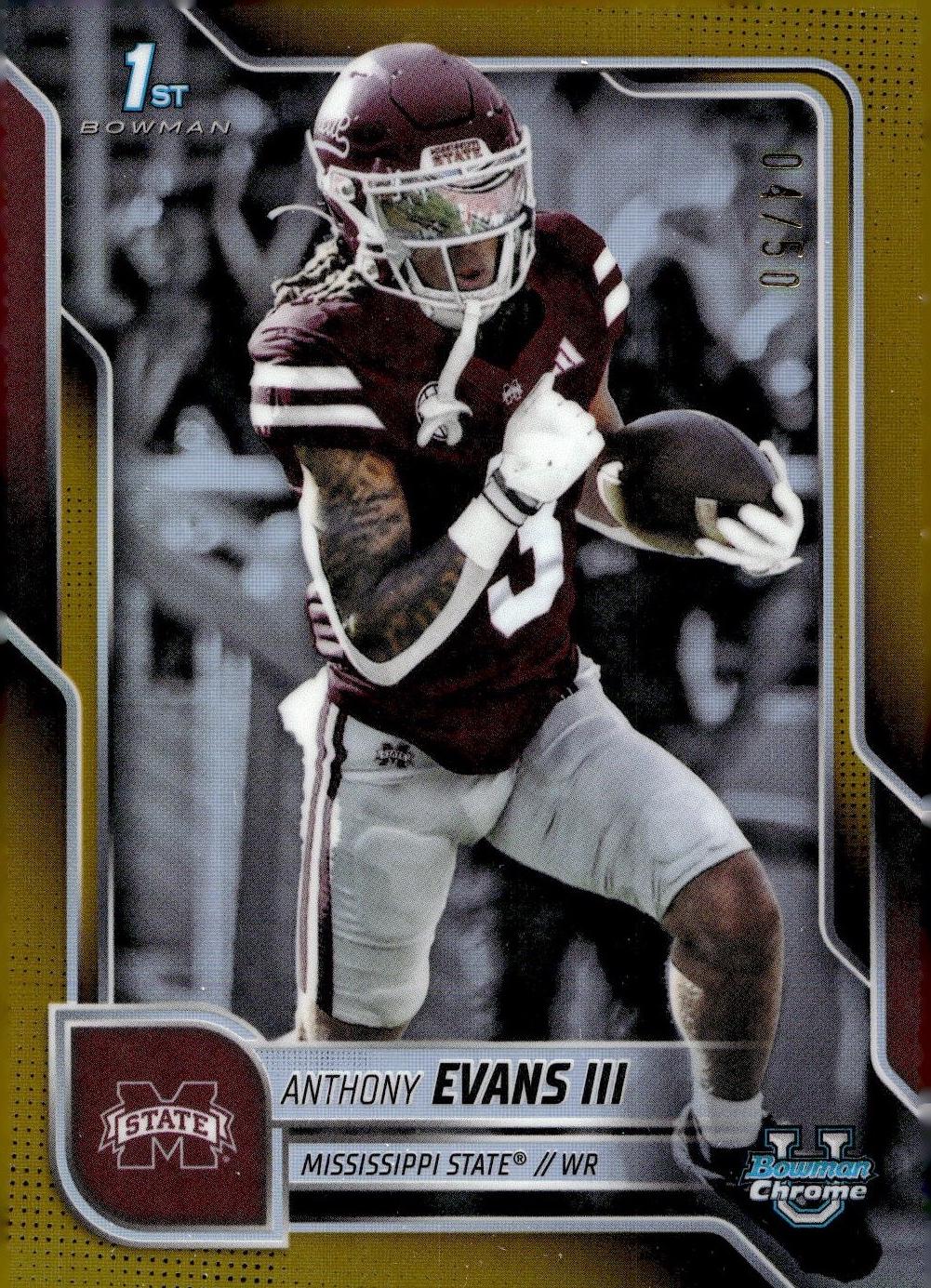Anthony Evans III [Gold Refractor] #172