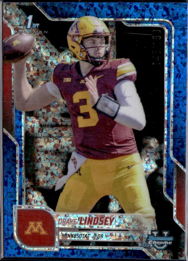 Drake Lindsey [Blue Mini-Diamond Refractor] #96