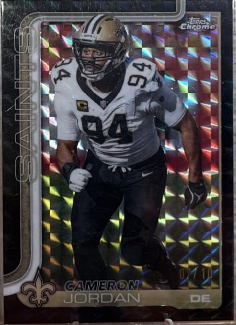 Cameron Jordan [Black Geometric Refractor] #221