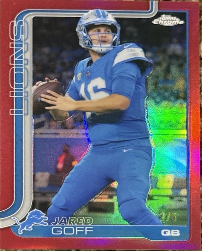 Jared Goff [Red Refractor] #102