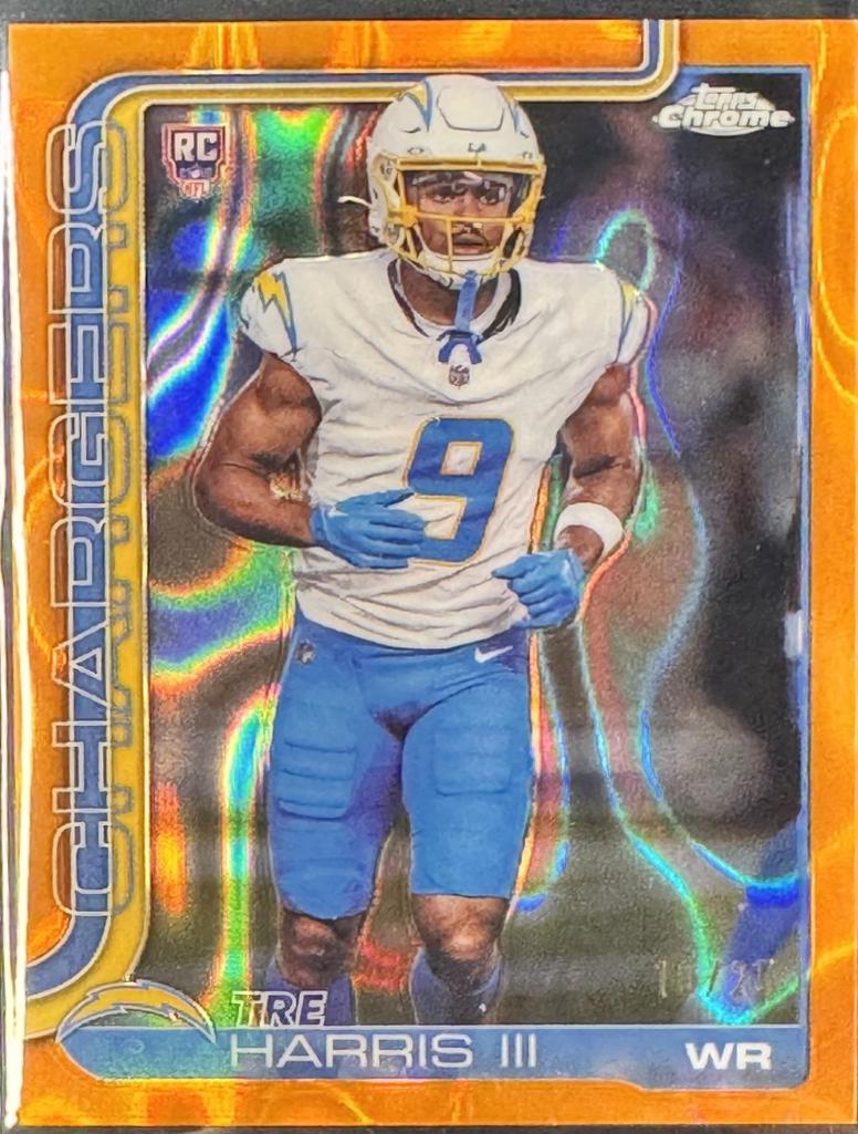 Tre Harris III [Orange Lava Refractor] #338
