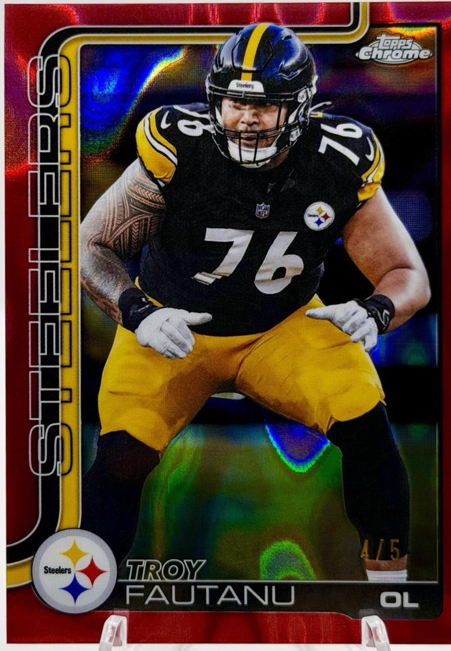 Troy Fautanu [Red Refractor] #256