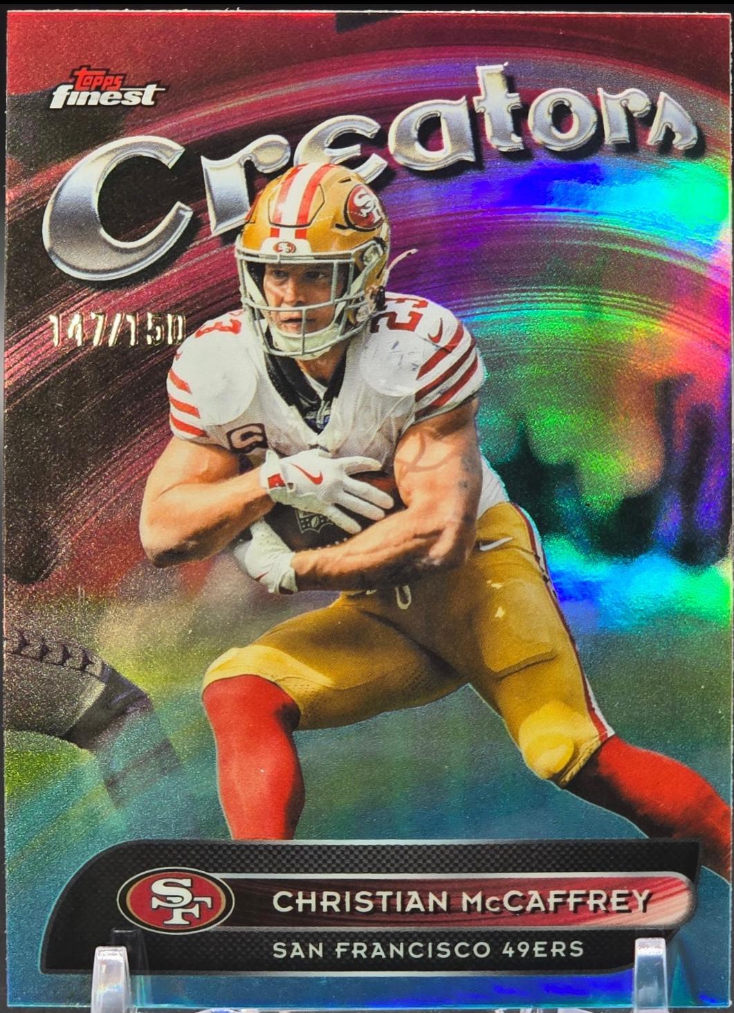 Christian McCaffrey [Red Refractor] #CR-26