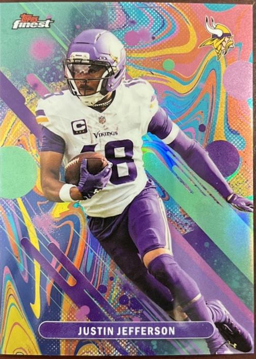 Justin Jefferson [Oil Spill Refractor] #90