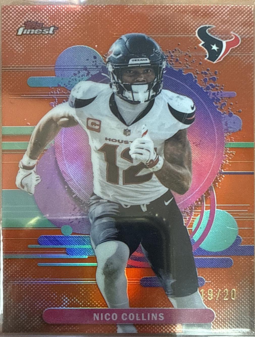 Nico Collins [Orange Geometric] #165