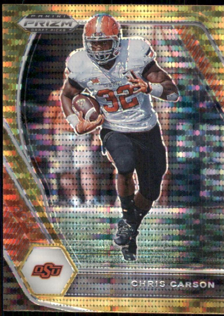 Chris Carson [Gold Pulsar Prizm] #98