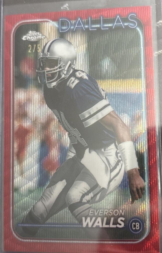 Everson Walls [Red Refractor] #55