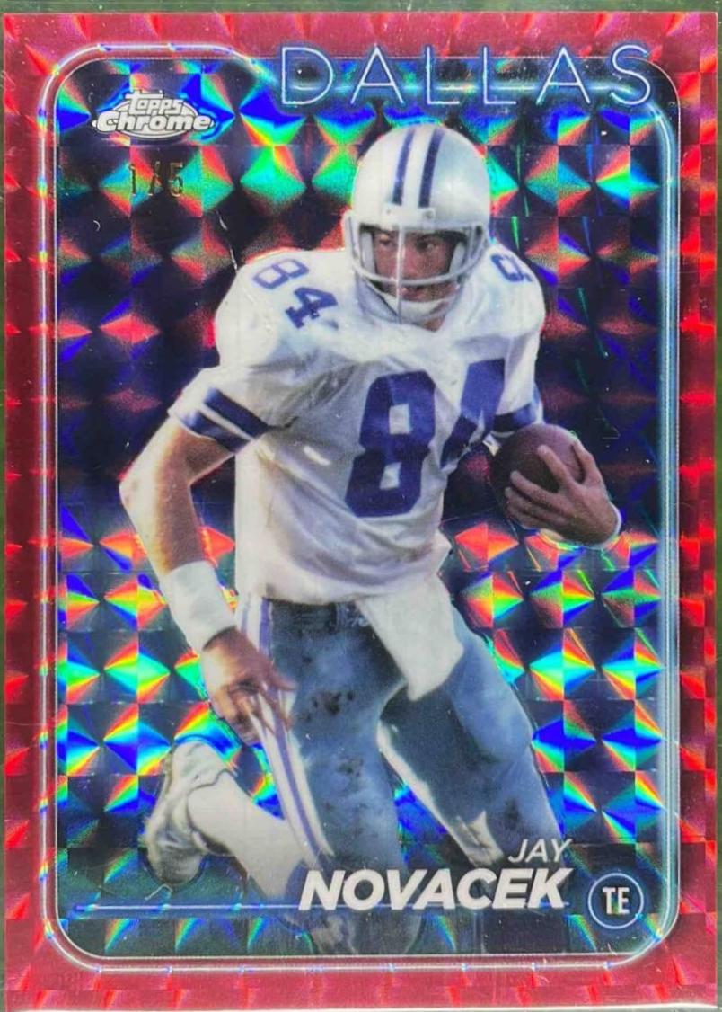 Jay Novacek [Red Geometric] #50