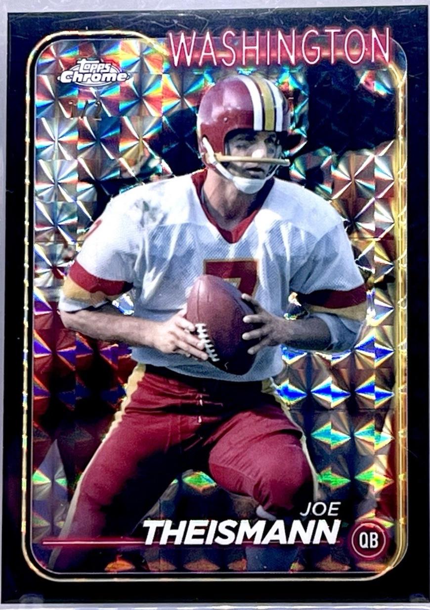 Joe Theismann [Black Geometric] #196