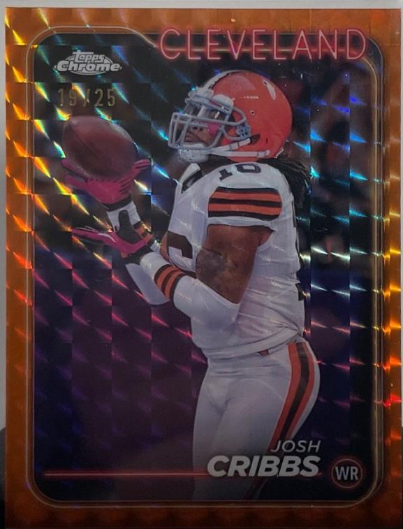 Josh Cribbs [Orange Geometric] #33