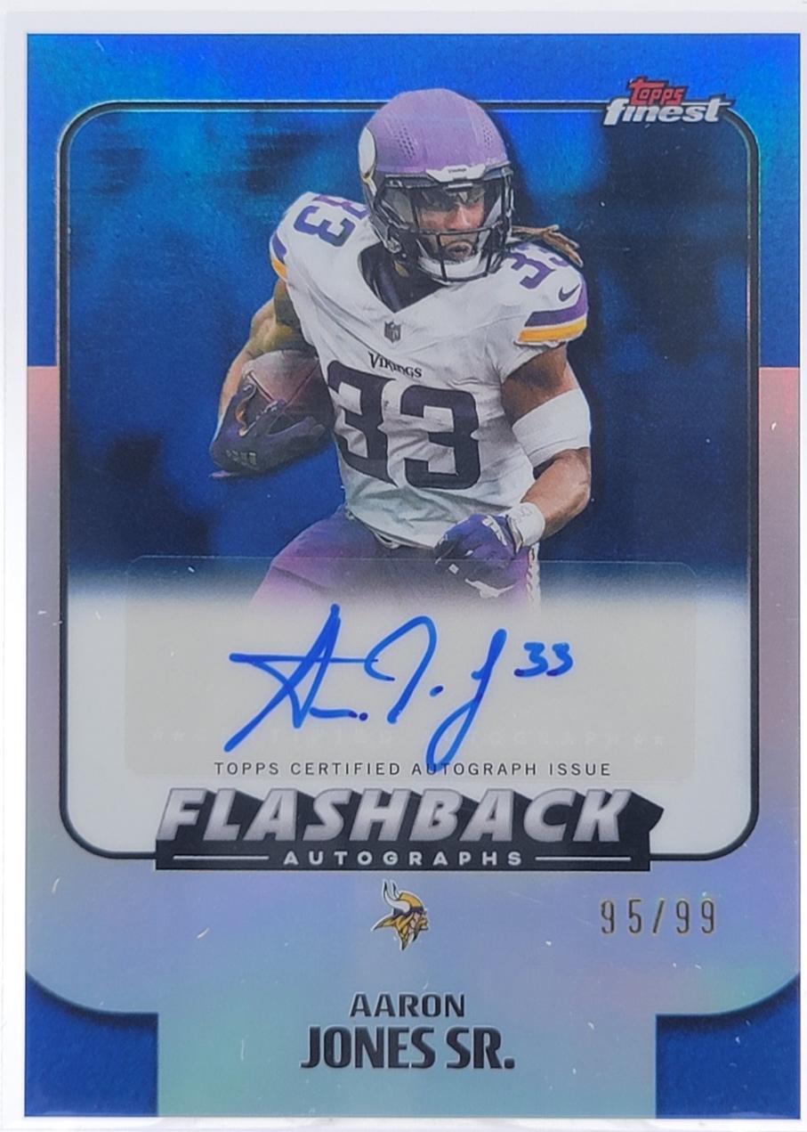 Aaron Jones Sr. [Blue Geometric] #FBA-AJS