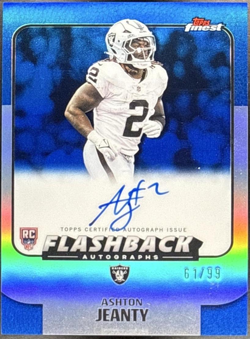 Ashton Jeanty [Blue Refractor] #FBA-AJ