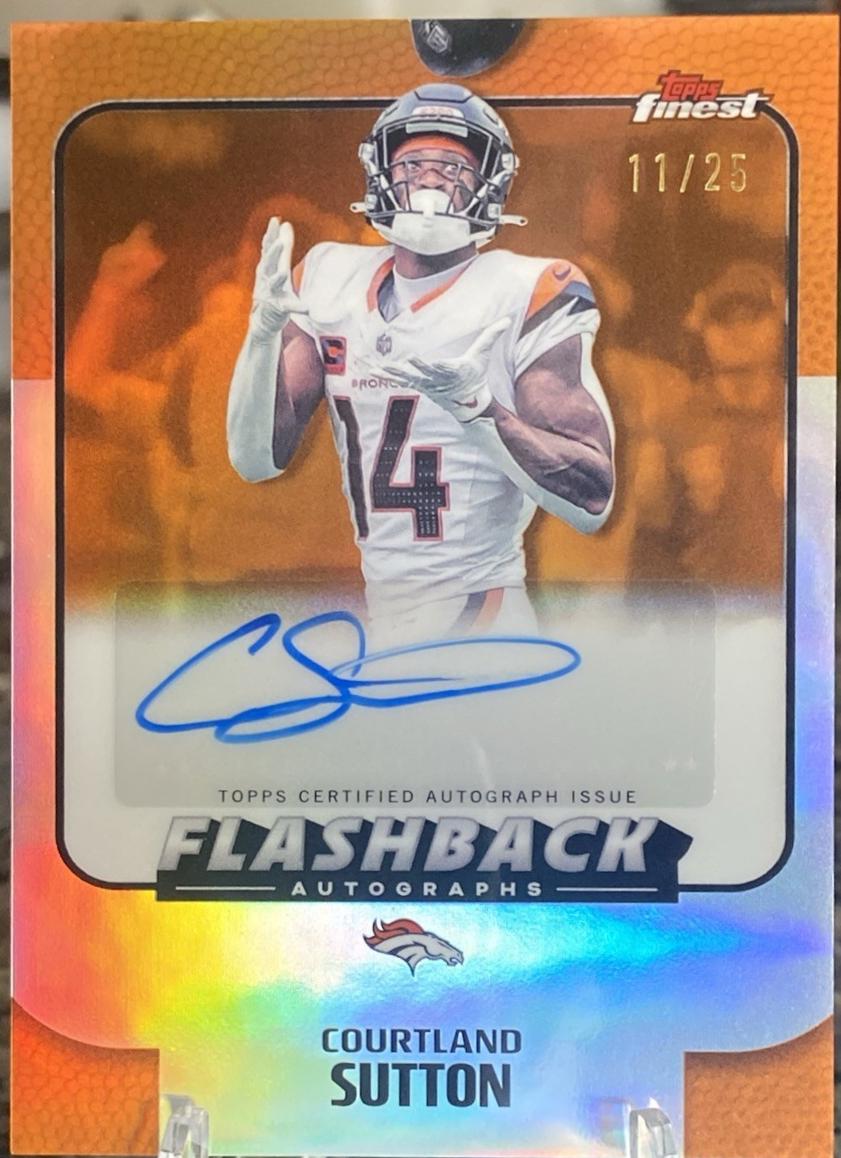 Courtland Sutton [Orange Refractor] #FBA-CS
