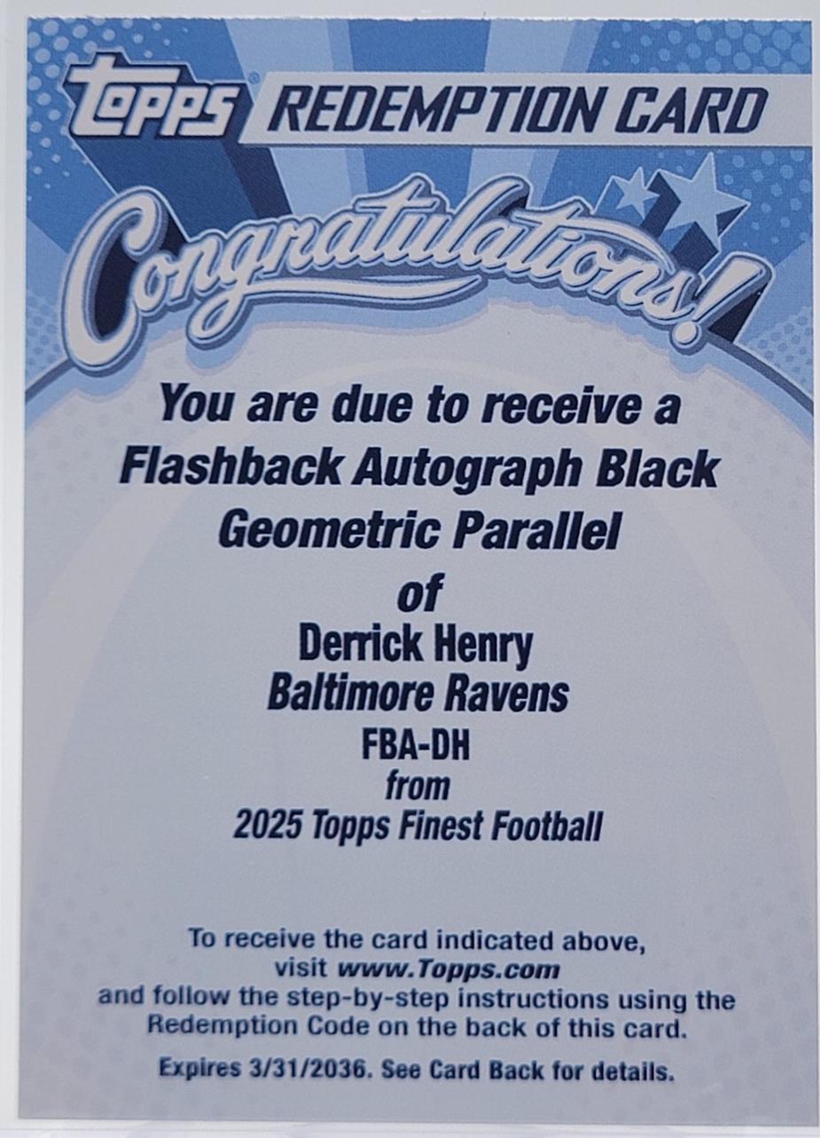 Derrick Henry [Black Geometric] #FBA-DH