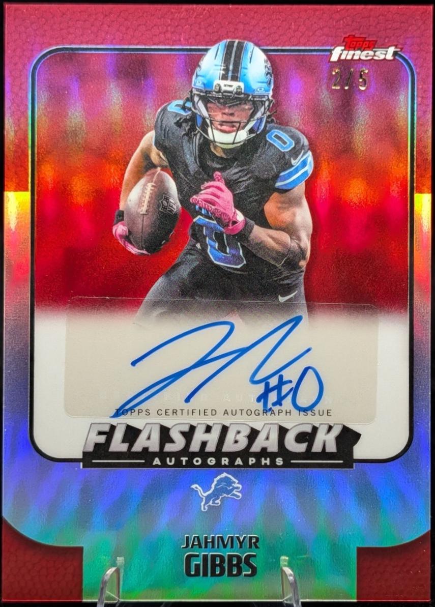 Jahmyr Gibbs [Red Refractor] #FBA-JG
