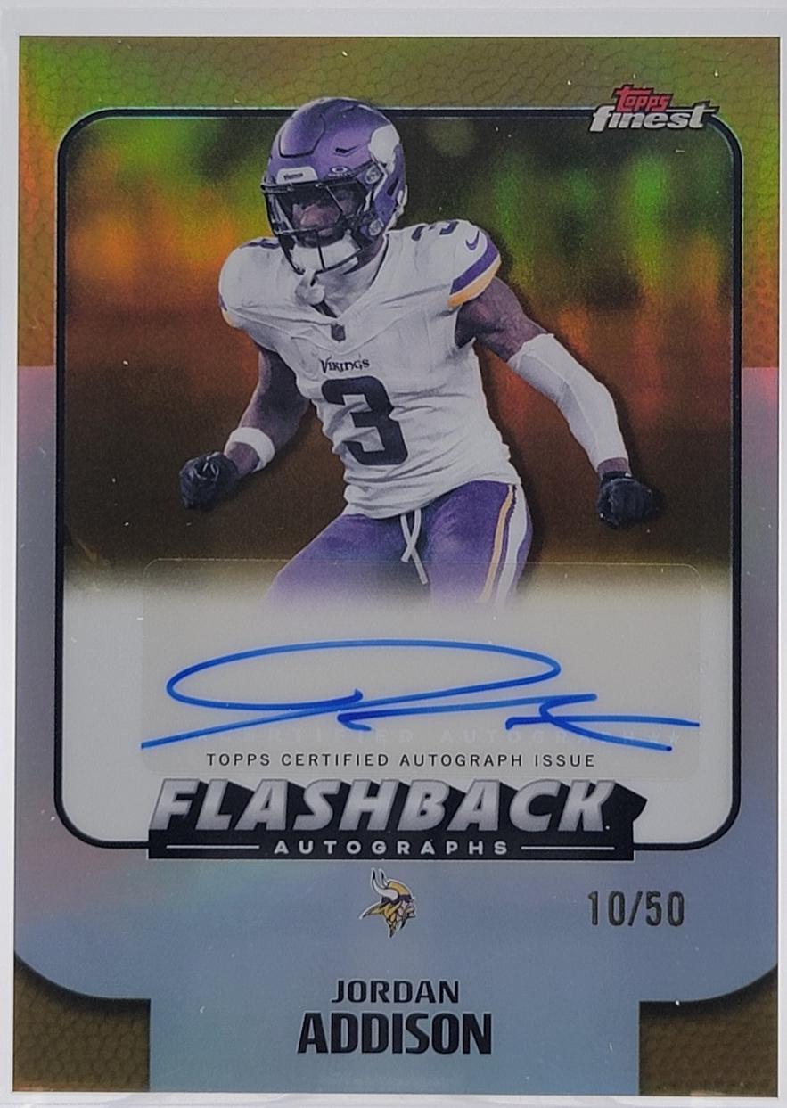 Jordan Addison [Gold Refractor] #FBA-JA