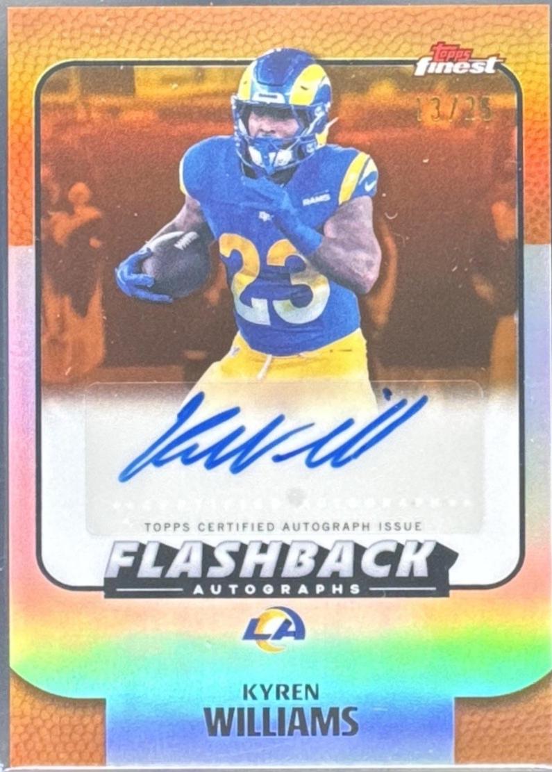 Kyren Williams [Orange Refractor] #FBA-KW